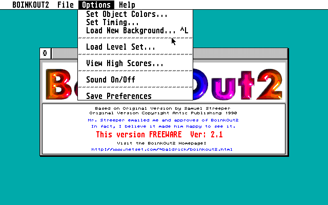 BoinkOut II atari screenshot